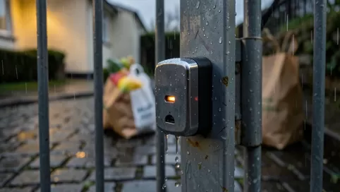 zamek do furtki elektryczny