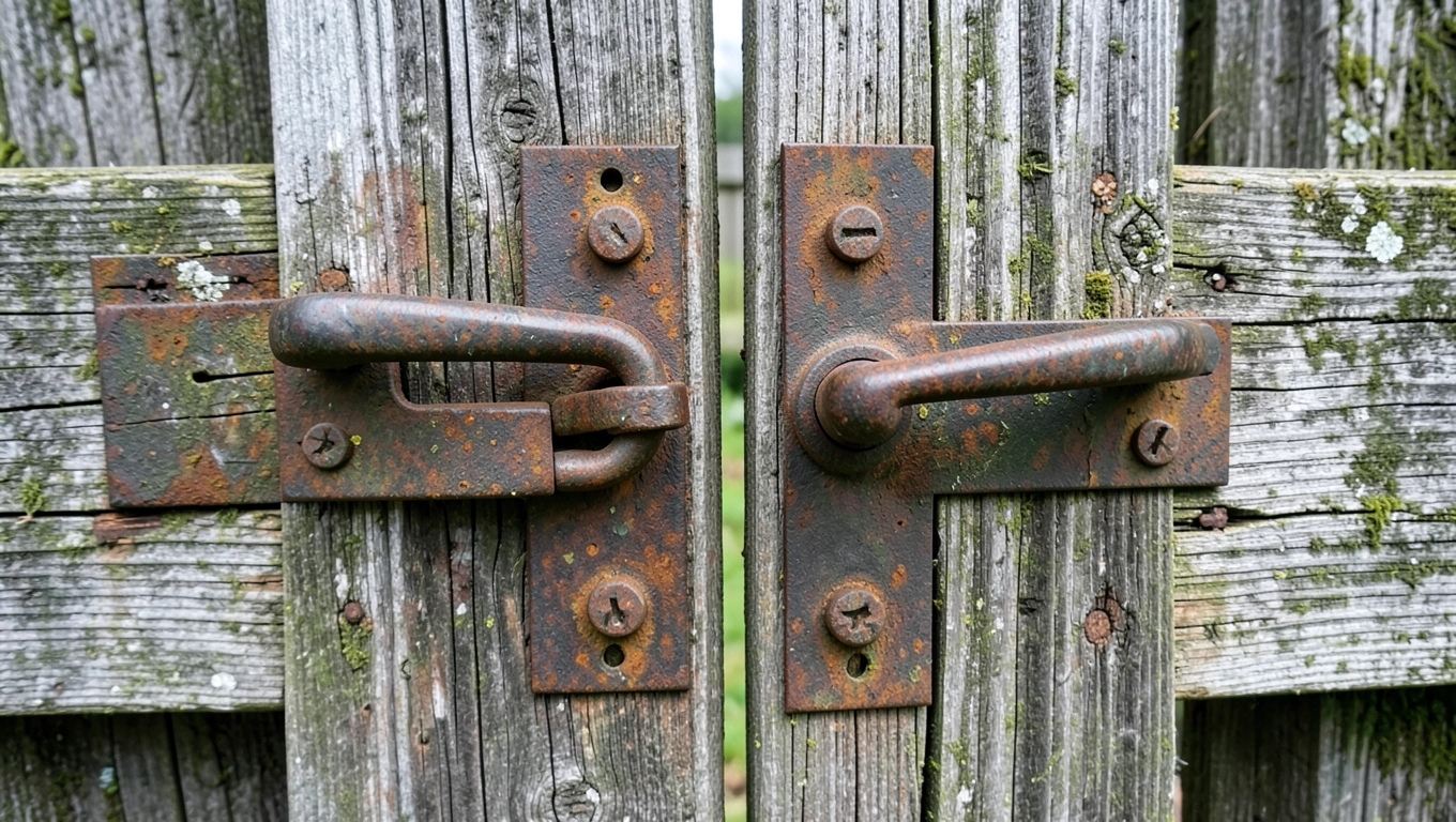 zamknięcie furtki dwustronne