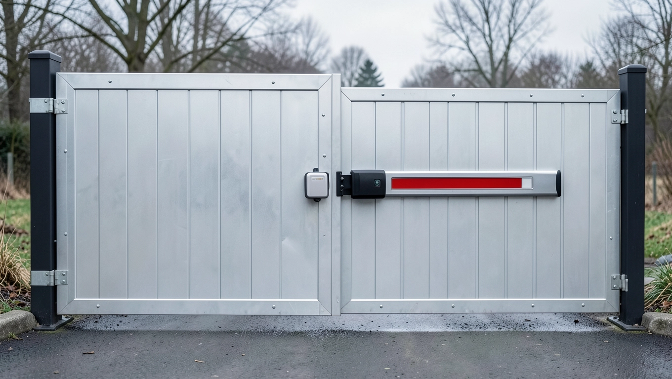 brama na pilota z furtką