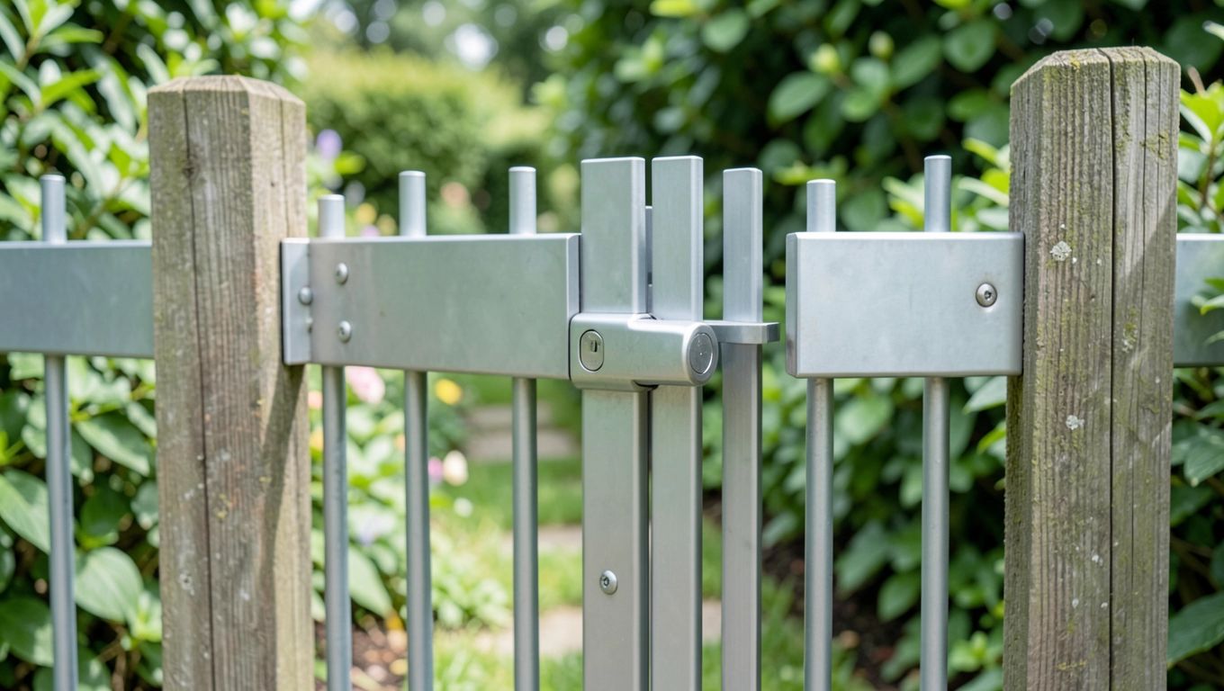 furtka ogrodzeniowa z elektrozaczepem