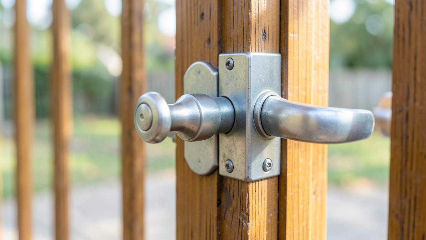 gałka do furtki z elektrozaczepem