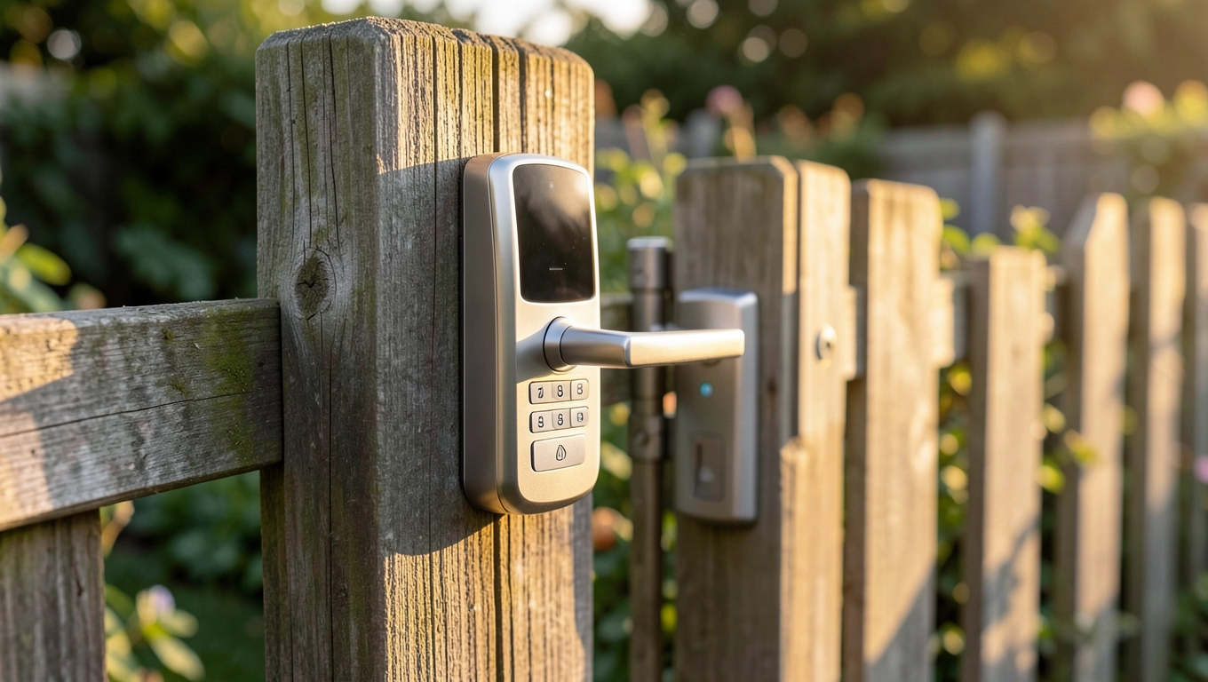 inteligentny zamek do furtki
