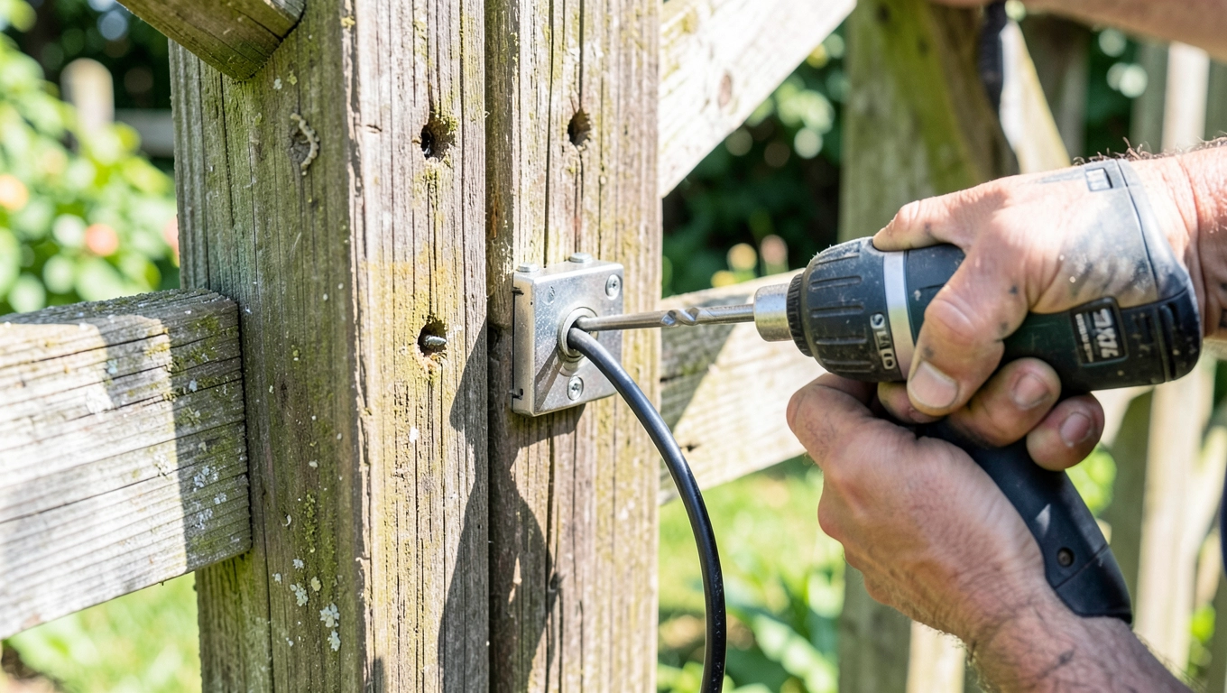 jak zamontować elektrozaczep do furtki