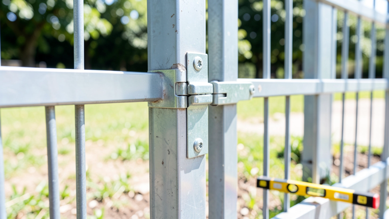 jak zamontować furtkę panelową