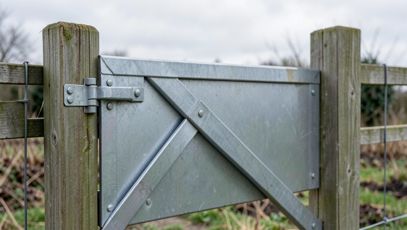 jak zrobić furtkę z panela ogrodzeniowego