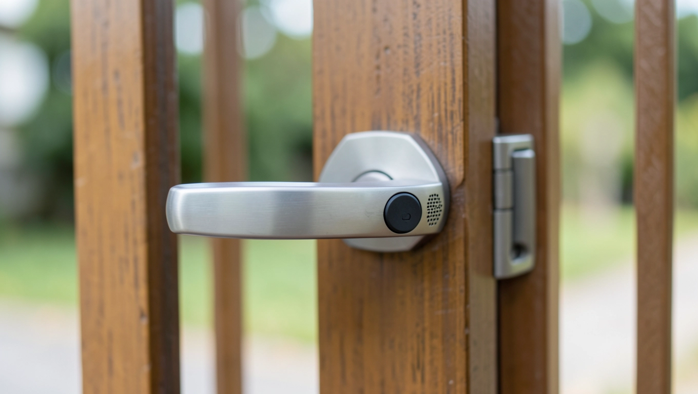 klamka do furtki z domofonem