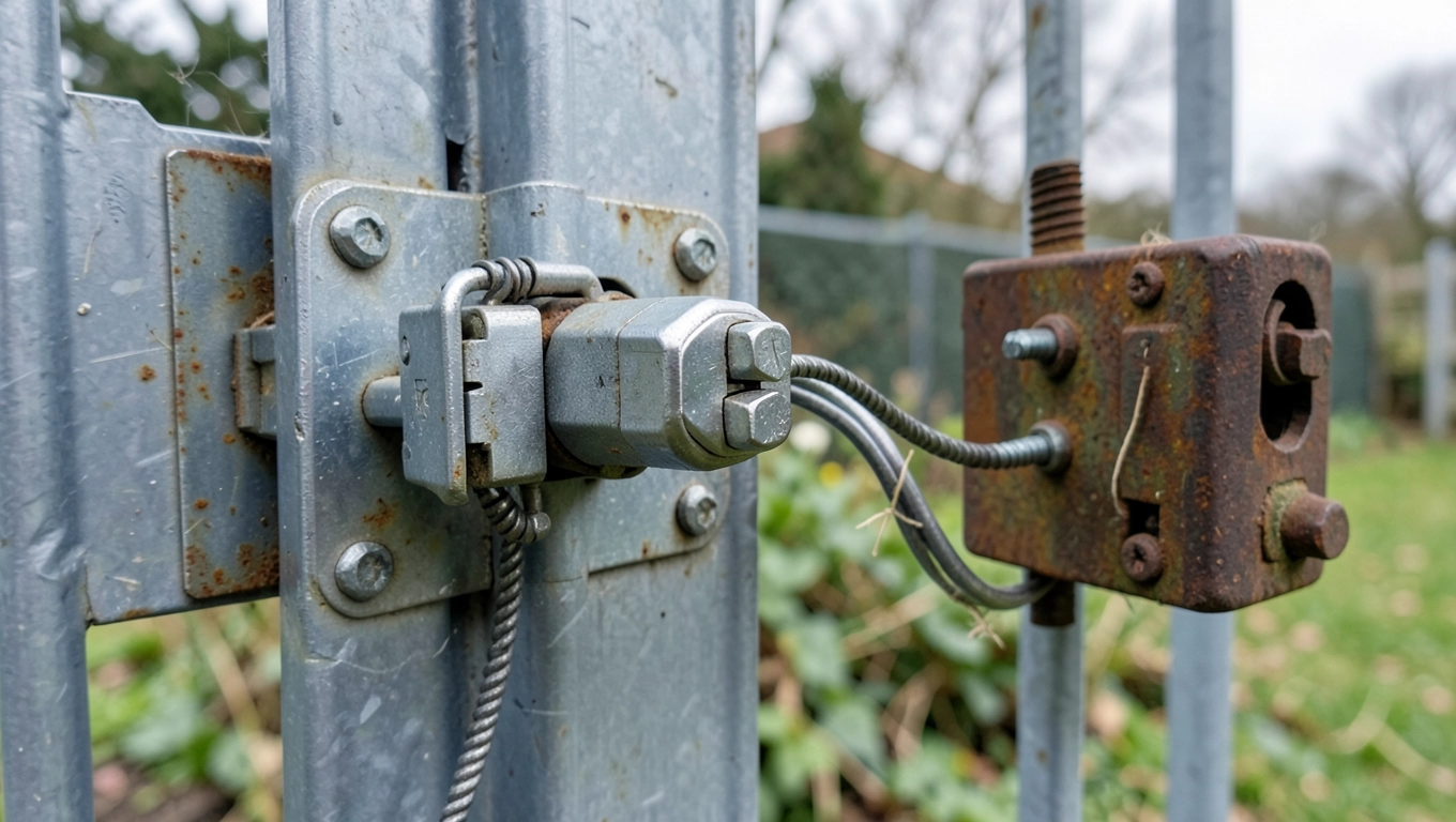 montaż elektrozamka do furtki