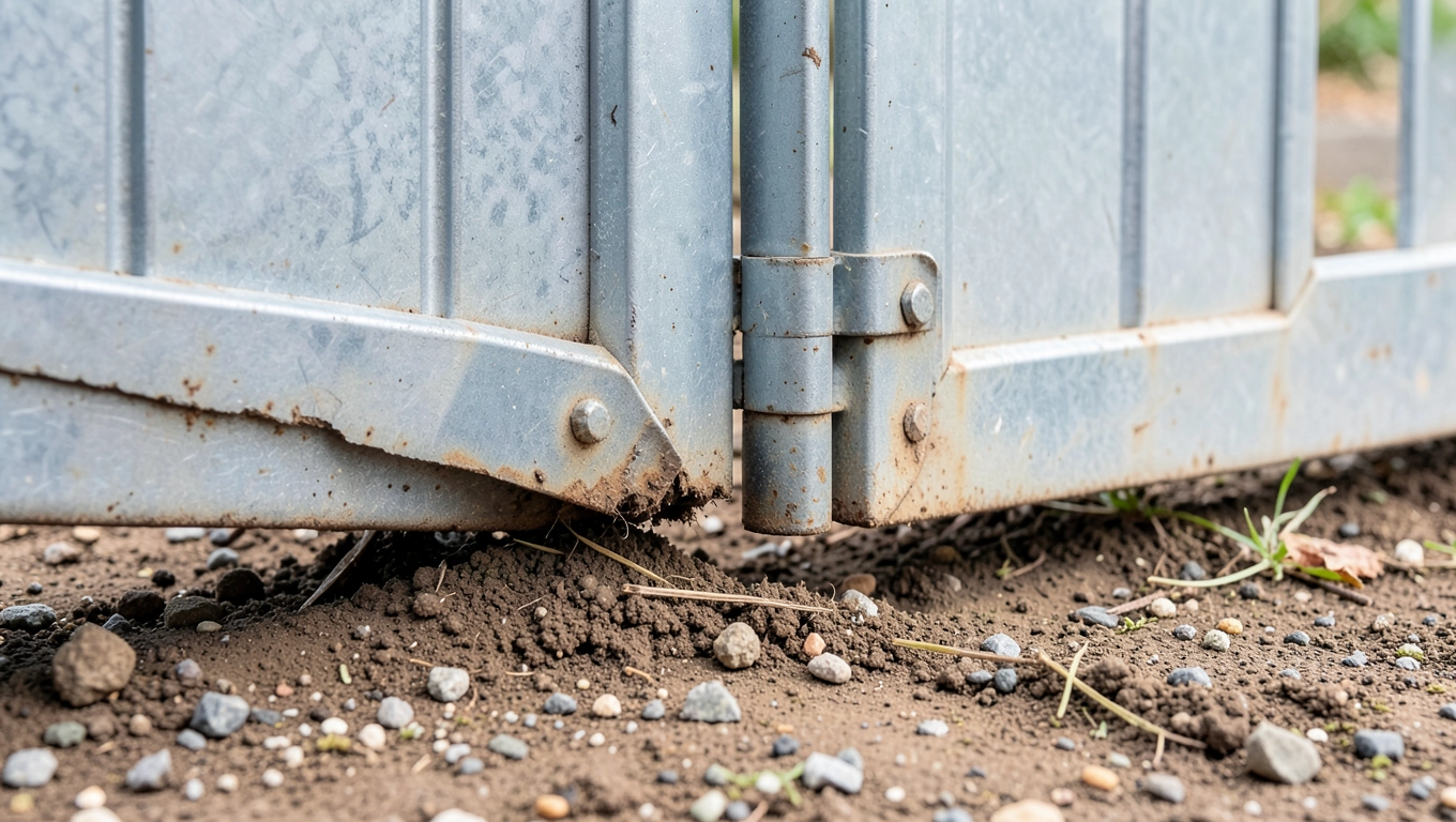 regulacja furtki panelowej