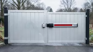 brama na pilota z furtką