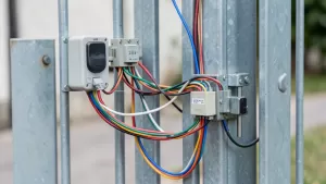 domofon do furtki z elektrozaczepem schemat