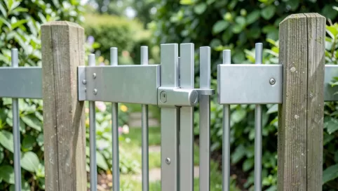 furtka ogrodzeniowa z elektrozaczepem