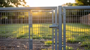 furtka z siatki panelowej