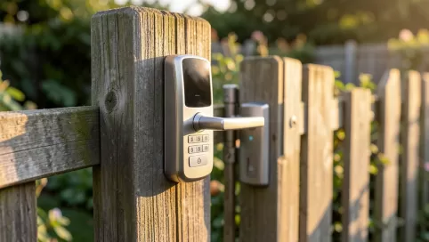 inteligentny zamek do furtki