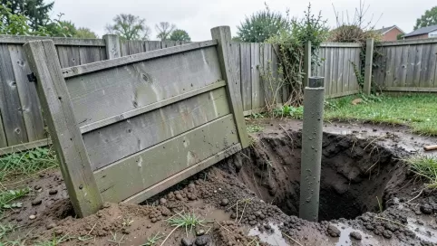 jak głęboko zabetonować słupki pod furtkę panelową