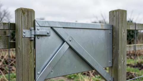 jak zrobić furtkę z panela ogrodzeniowego