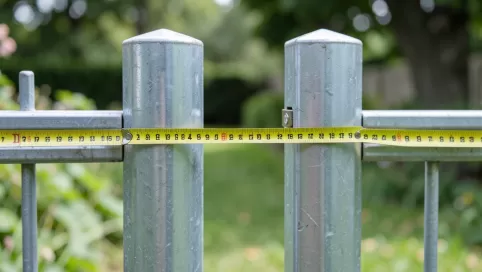 jaki rozstaw słupków pod furtkę