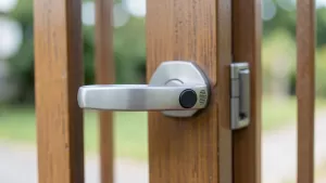 klamka do furtki z domofonem