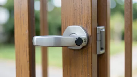 klamka do furtki z domofonem