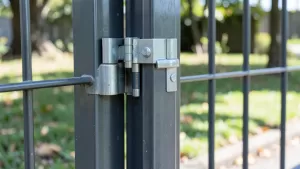 mocowanie furtki do słupka