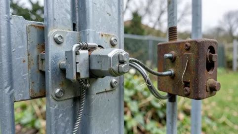 montaż elektrozamka do furtki