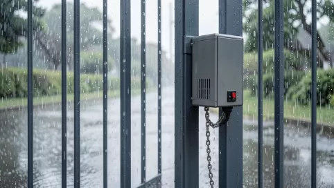 napęd do bramy przesuwnej z funkcją furtki