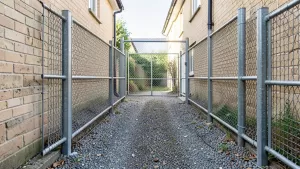 ogrodzenie bez furtki