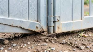 regulacja furtki panelowej