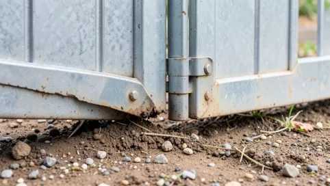 regulacja furtki panelowej