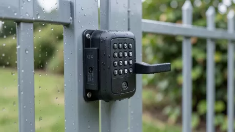 zamek szyfrowy do furtki zestaw